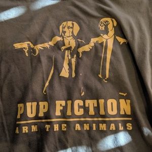 Pup Fiction Dog T-shirt Top